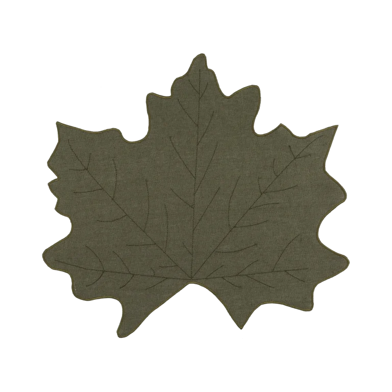 Tovaglietta Foglia Acero Olive