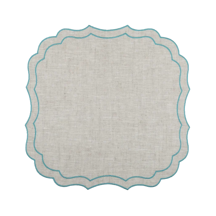 krinkle natural turchese