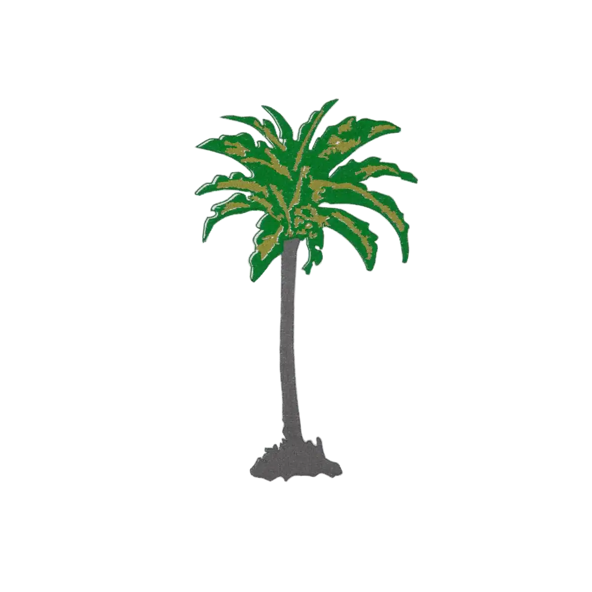 Decorazione centro tavola con ricamo Palma