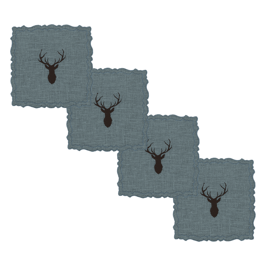 Set di 4 Cocktail Cake Cervo