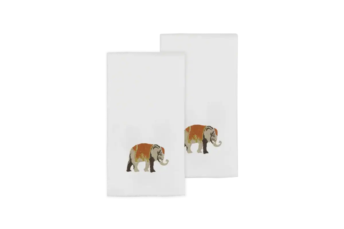 Coppia di Lavette in spugna con Elefante