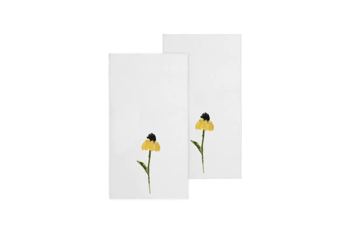 Coppia di lavette in spugna con Margherita