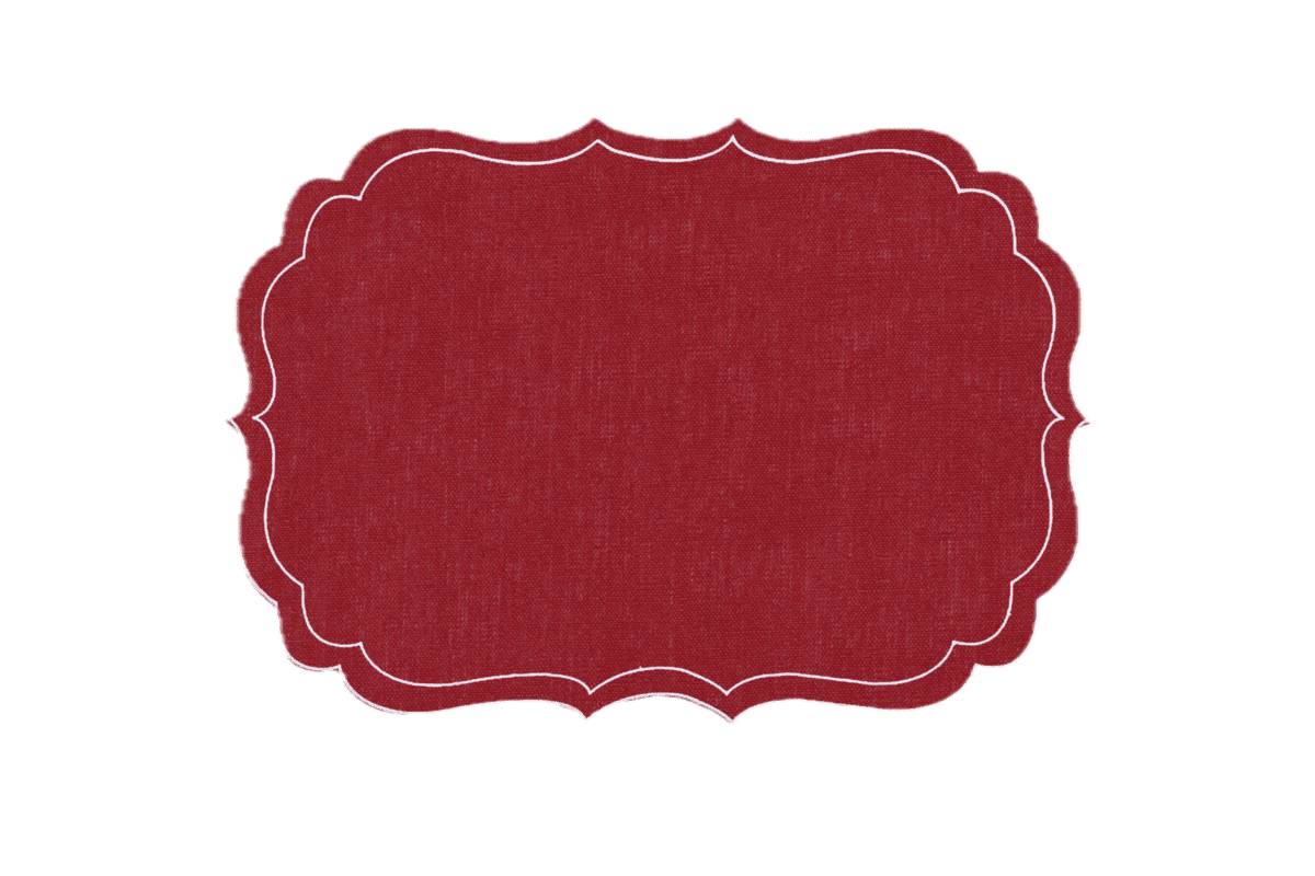 la gallina matta tovaglioli bianchi