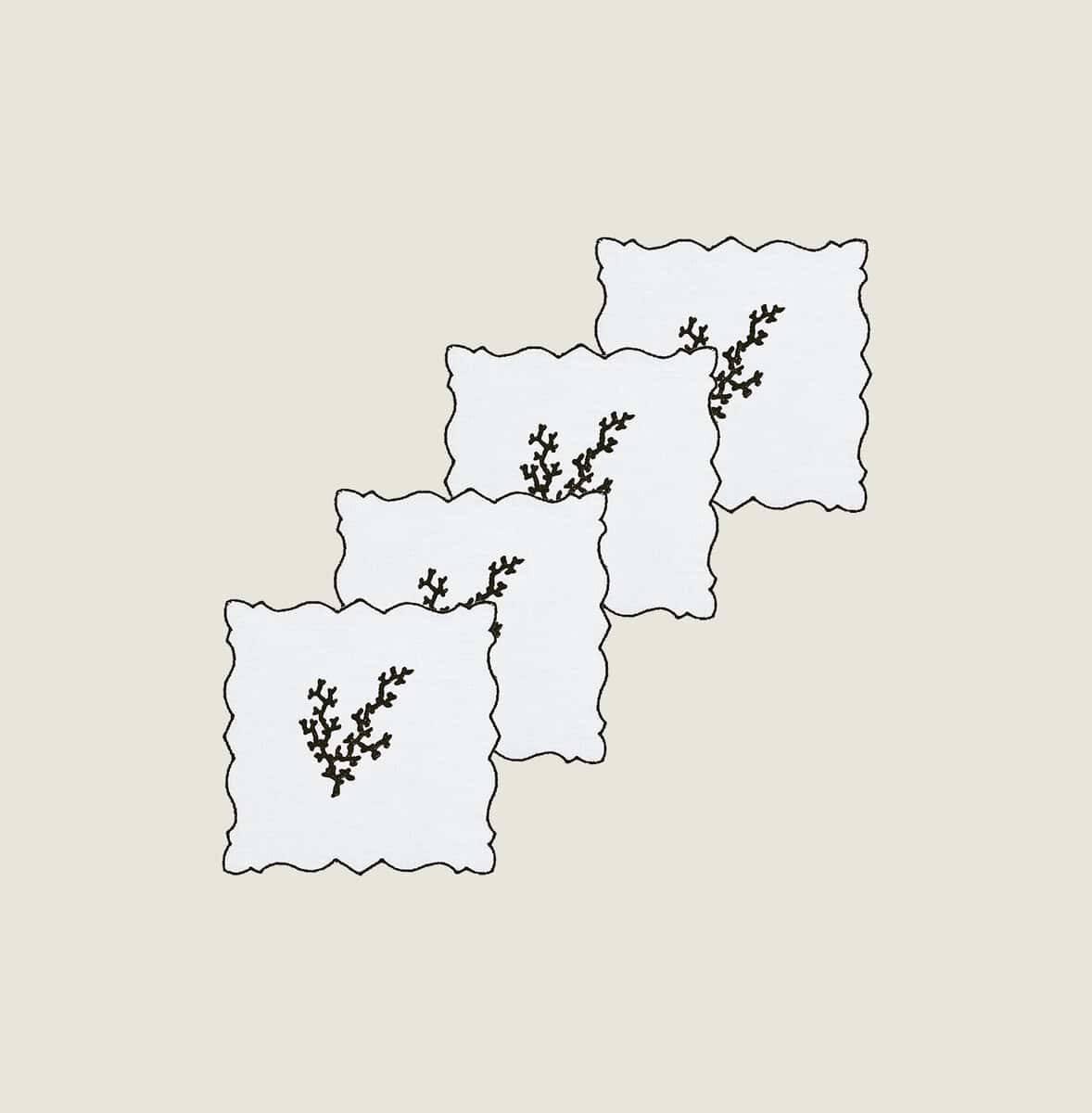 Set di 4 Cocktail Corallo