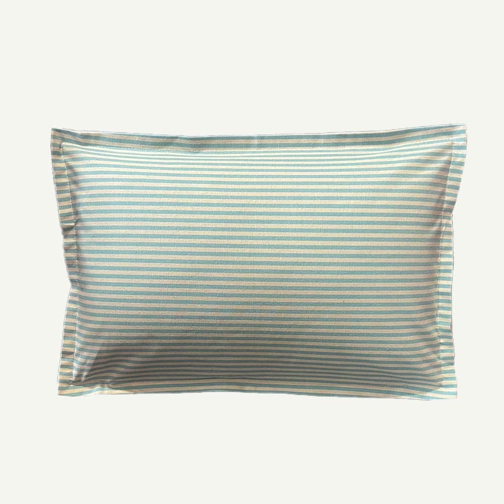 Striped Cotton Cushion Sky cm 40×60
