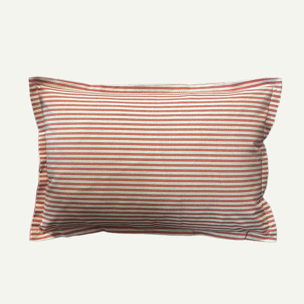 Striped Cotton Cushion Brick cm 40×60