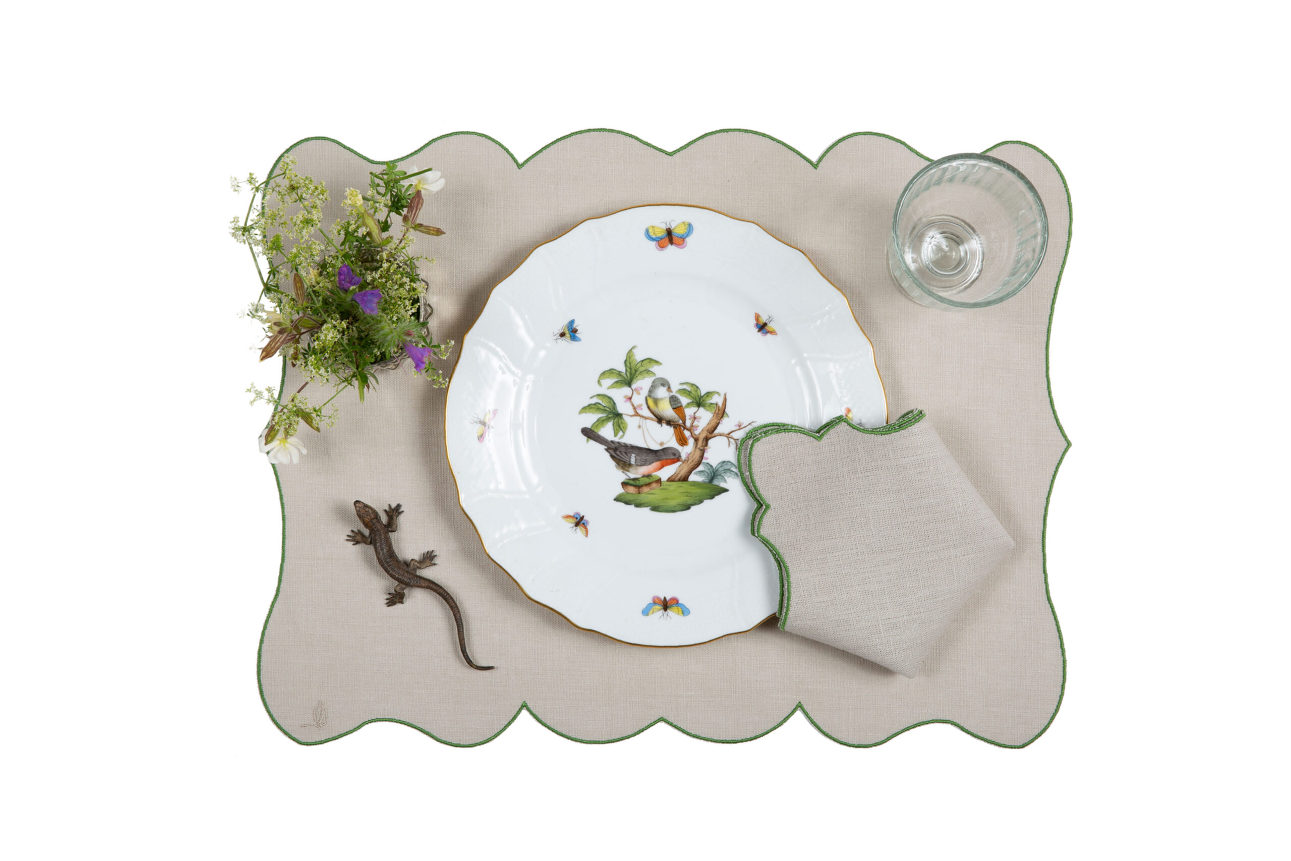 Placemat Lea Moon with Green