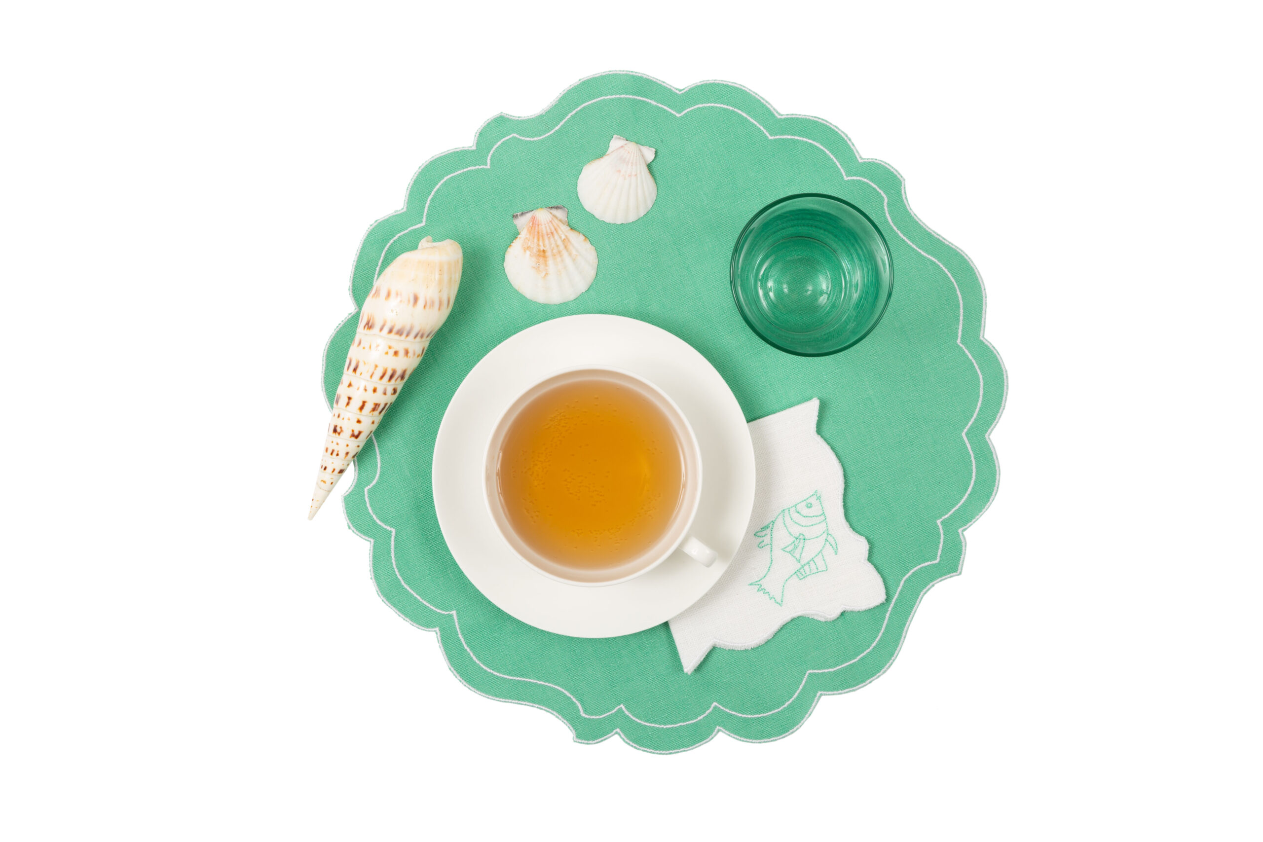 Placemat Victoria Smooth Jade Green