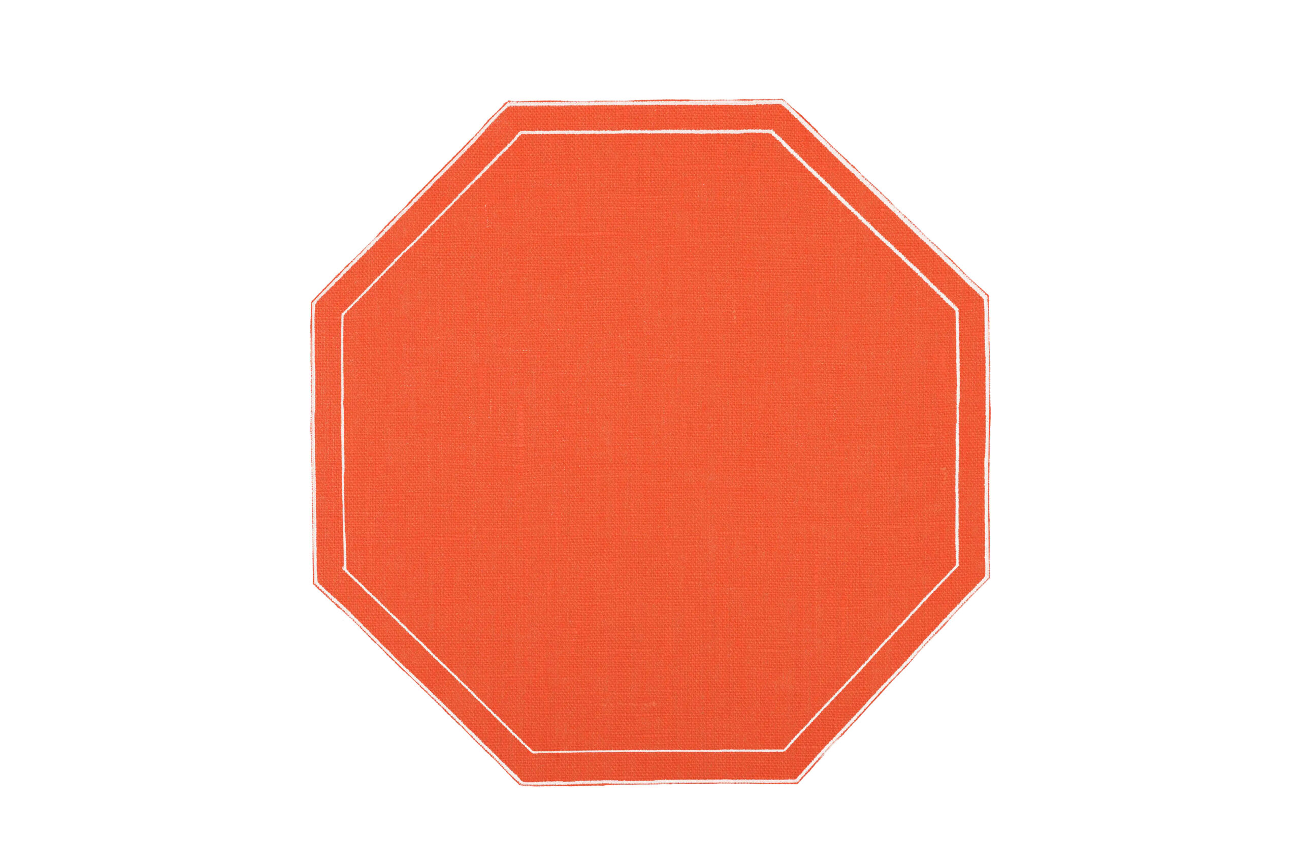 Placemat Octagon Orange