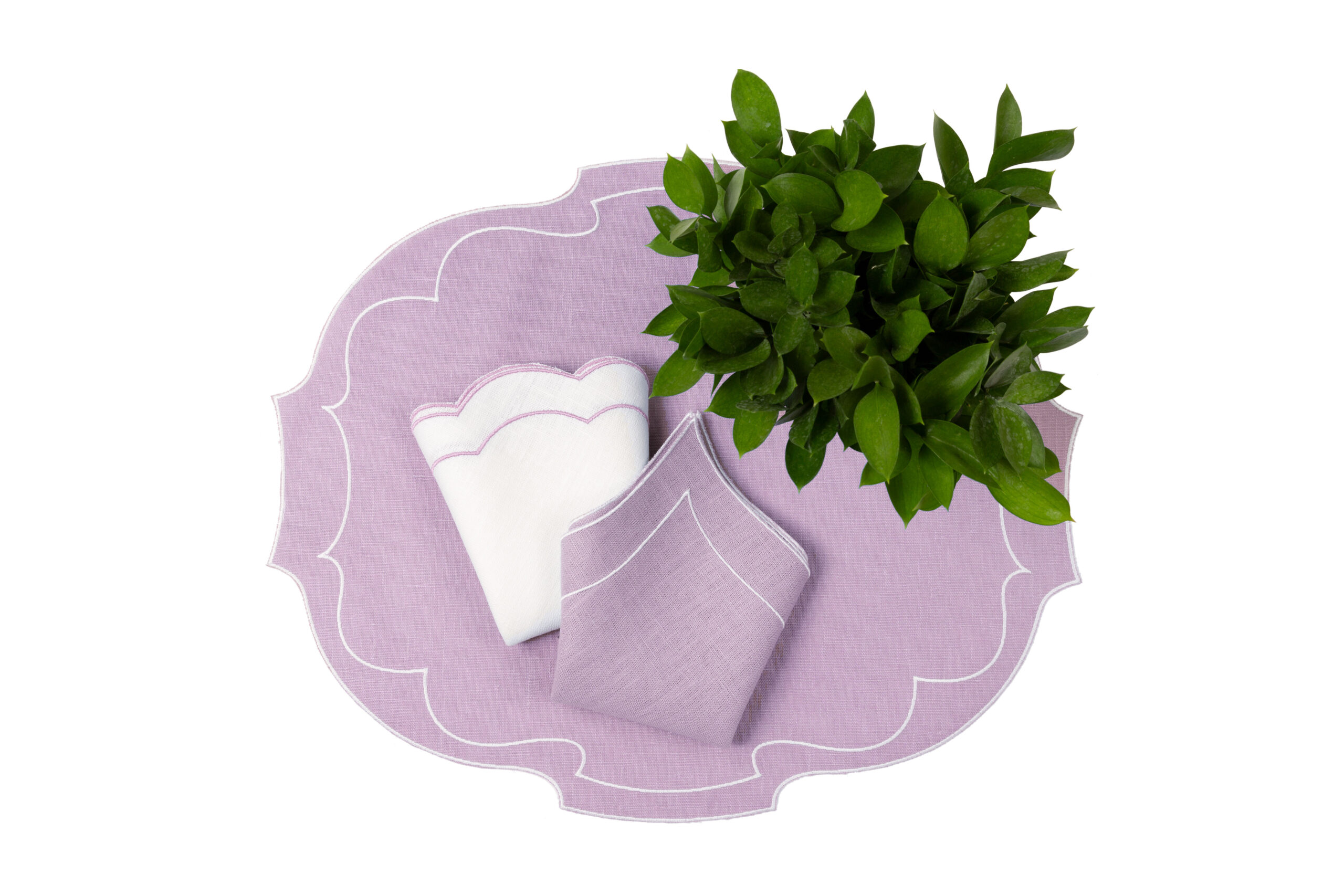 Placemat Parentesi Oval Lavender
