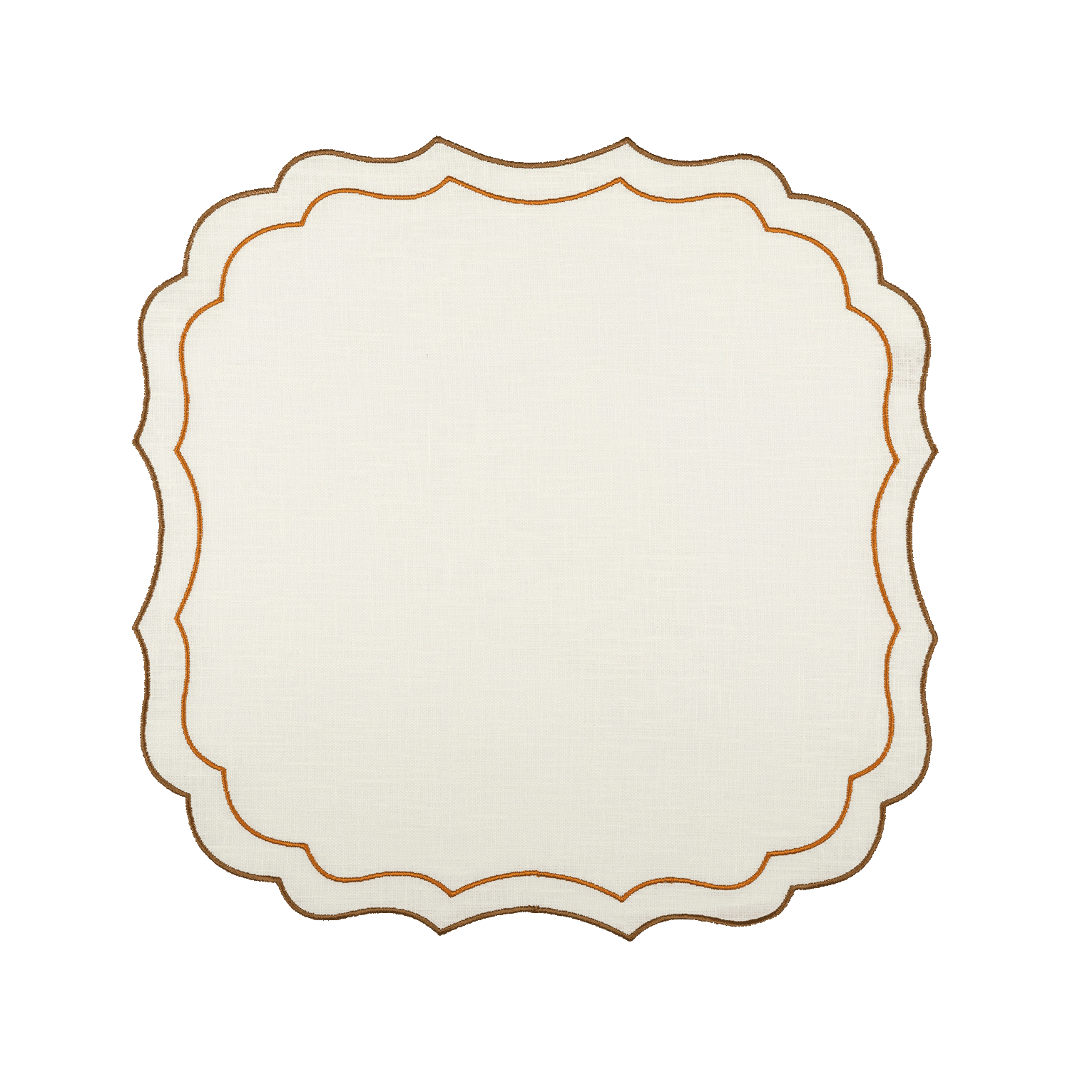 Tovaglietta Krinkle Avorio/Nut/ambra